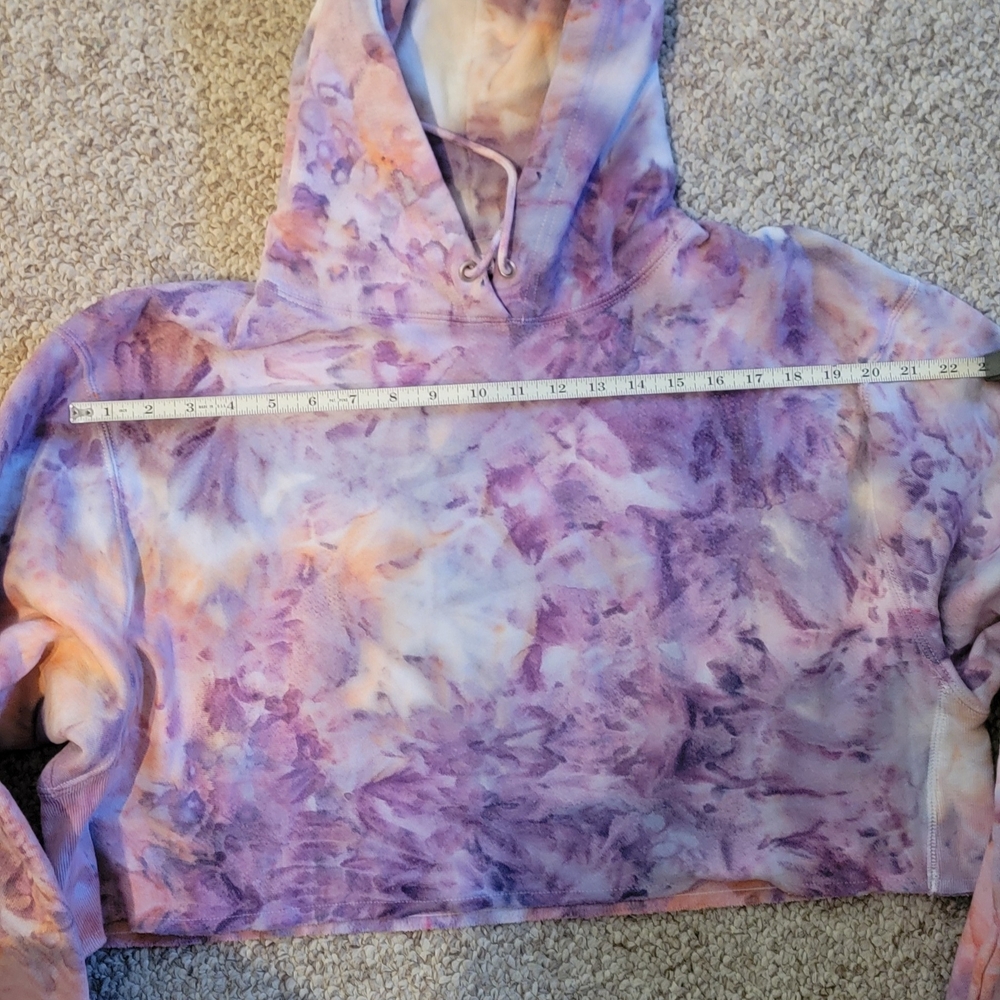 3/Set Of THREE Colorful Tie-Dye Cropped Champion Hoodies - Picture 8 of 16
